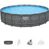 BESTWAY Set da piscina (tubolare) - APX 365™ - 610 x 132 cm - Rotondo