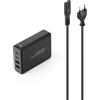 Hama Stazione di ricarica Hama a 4 porte USB GaN 65W, caricatore rapido