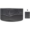HP Tastiera ergonomica wireless HP 960, dimensioni complete (100%), wireless, RF wireless + Bluetooth, interruttore a membrana, QWERTY, nero