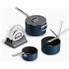 Joseph Joseph Space, set da cucina, blu, alluminio, Vetroceramica, acciaio inox, acciaio inox