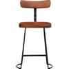 vidaXL Sgabello da bar 2 pz. 49x43x79 cm Legno massiccio di mango