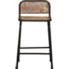 vidaXL Sgabello da bar 2 pezzi 46x35,5x70 cm legno di recupero legno massiccio