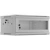 Lanberg 19" rack a parete 4U 600x450 porta perforata grigio (confezione piatta)