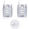 Chipolino baby monitor Astro 1,8 GHz controllo volume, luce notturna, adattatore USB argento