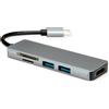 ROLINE Dockingstation Typ C HDMI 2x USB3.2 Gen1 A SD/MicroSD - Digital/Daten (12.02.1019)