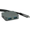 Value Hub VALUE USB 3.2 Gen 2, 4 porte (2x USB-A + 2x USB-C), con cavo di prolunga, 3 m