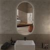Kiamami Valentina Specchio bagno ovale 50x100 reversbile retroilluminato a led