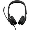 Jabra YOU'RE ON Jabra Evolve2 50 Cuffie cablate per ufficio/centro chiamate USB Type-C / USB Type-A Bluetooth Nero