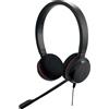 Jabra YOU'RE ON Jabra Evolve 20 USB C/A MS Stereo, con cavo, 150 - 7000 Hz, ufficio/call center, 132 g, cuffie, nero