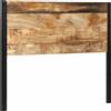 vidaXL Testata 120 cm in legno massiccio di mango e ferro