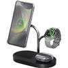 Samsung GP-PWU024WIABW, Interno, USB, Ricarica wireless, Nero, Argento