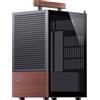 Jonsbo Case per PC Jonsbo T6, mini tower, Mini-ITX, vetro temperato, legno