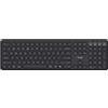 TRUST Tastiera Vaiya Casa/Ufficio RF Wireless + Bluetooth QWERTZ Tedesco Nero