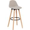 Atmosphera Sgabello da bar "maxon" beige, h 92,5 cm - Atmosphera, arredamento d'interni