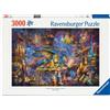 Ravensburger Spielverlag Puzzle Ravensburger 3000 elementów - Biblioteka Smoka z technologią Softclick
