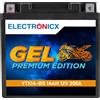 Electronicx YTX14-BS Batteria GEL per moto 12 V 14 Ah - Batteria a manutenzione zero ad alte prestazioni per moto e quad