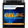 Electronicx Batteria per moto Electronicx GEL 12 V 14 Ah 200 A - Sostituisce i modelli YB14L-A2, YB14L-B2, YTX14AHL-BS - Senza manutenzione e ad alte prestazioni ▶ Batteria premium 12 V senza manutenzione Spedizione in Germania
