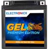 Electronicx Extreme Edition GEL Batteria 12V 11Ah 135A ▶ Batteria Moto Scooter Motociclo - senza manutenzione a lunga durata ad alta resistenza