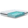 11.11 SRLS Il materasso White Stone Large Single 130x190 Carbon, Antibatterico, Antiacaro, Antiallergico. | Altezza 16 cm | Italy
