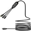 VivoLink Cavo HUB USB-C VivoLink con USB3.0 e ricarica 7,5 m nero