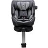 OSANN - One360 SL Seggiolino per bambini/ragazzi ruotabile a 360° Isofix/bracciolo - 40-150 cm - da 0 a 12 anni - Gruppo 1/2/3 - Grigio, regolazione in altezza in 14 posizioni, fronte retro/retro, supporti per cinture a spalla