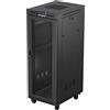 Lanberg 19" Standing Rack Installation Cabinet 32U 600x800 nero LCD porta perforata (confezione piatta)