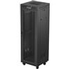 Lanberg Armadio per installazione a rack Lanberg 19" 37U 600x600 nero LCD porta perforata (confezione piatta)