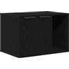 vidaXL Lettiera per gatti in rovere nero 60 x 40 x 40 cm Materiale a base di legno