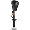 OEM VEVOR Martinetto elettrico per rimorchi da 5000 lbs con connessione a 2 vie, manovella e coperchio del martinetto, corsa 255-860 mm per camper, rimorchi e camper, nero