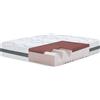 11.11 SRLS Il materasso singolo White Stone 90x220 Memory Foam, Antibatterico, Antiacaro, Antiallergico. | Altezza 27 cm | Italy