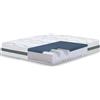 11.11 SRLS Il materasso matrimoniale White Stone 175x195 Memory Foam, antibatterico, antiacaro, anallergico. | Altezza 22 cm | Prodotto in Italia