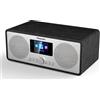 Panasonic RF-D40EG-K, Tragbar, digitale, 87,5 - 108 MHz, 6 W, ACC, SBC, LCD