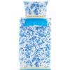 Bassetti set di biancheria da letto in raso IBISCUS TATTOO Colore B1 BLU Dimensioni 135x200+80x80