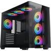 Xigmatek 90020, PC, Nero, EATX, ATX, Micro ATX, Mini-ITX, Acciaio, Vetro temperato, Altro, 16 cm