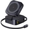 Baseus Supporto magnetico di ricarica wireless Serie PicoGo 2in1 Qi2 67W Nero