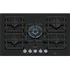 Siemens Piano cottura a gas da 75 cm con 5 fuochi, 11700 w, nero Siemens ER7A6RH40