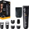 Braun BeardTrimmer 5 BT5560 regolabarba a batteria 40 2 cm Wet & Dry Nero