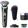 Philips i9000 Prestige XP9200/30 Rasoio elettrico, a umido e a secco, con SkinIQ, rasoio rotante, nero, SkinIQ, acciaio inossidabile, Android, iOS, batteria