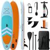 Mobiclinic Gonfiabile Stand-Up-Paddle-Board Lilo Pompa d'aria Zaino Pagaia regolabile Coperchio per cellulare Set di riparazione 315x78x15 cm Pieghevole Per