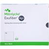 Mölnlycke Health Care GmbH Mölnlycke Exufiber Ag+ 10 x 10 cm medicazione in fibra gel con argento per il trattamento di ferite fortemente essudanti, medicazione da 10 pz