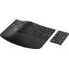 HP Tastiera wireless ergonomica HP 960, dimensioni complete (100%), wireless, RF wireless + Bluetooth, interruttore a membrana, AZERTY, nero