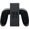 Nintendo Supporto di ricarica per Nintendo Joy-Con 2, Nintendo Switch 2, impugnatura di controllo, nero, trasparente, plastica, Nintendo, Joy-Con 2