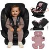 Lionelo Seggiolino auto Lionelo Bastiaan i-Size dalla nascita a 12 anni, da 0 kg a 36 kg, i-Size, Isofix + Top Tether - Pink Rose