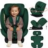Lionelo Seggiolino auto Lionelo Bastiaan i-Size dalla nascita a 12 anni, da 0 kg a 36 kg, i-Size, Isofix + Top Tether - Foresta Verde