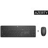 HP 230 Mouse e tastiera senza fili (combinati), dimensioni complete (100%), RF senza fili, interruttore a membrana, bianco, Mouse incluso