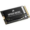 Corsair MP600 MICRO SSD M.2 NVMe PCIe 4.0 1TB 7000MB/s Nero per Gaming e Laptop