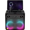 Ikarao Macchina audio portatile wireless Break X2 Premium, due woofer da 4 pollici e schermo HD da 10,1"
