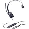 Yealink Cuffie Yealink UH44 Mono Teams USB-C/A, con cavo, 20 - 20.000 Hz, per ufficio/call center, 127 g, cuffie, nero