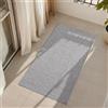 Carpetsale24 Tappeto Interno Esterno Impermeabile Tessitura Piatta Resistente UV Look Sisal Ideale per Cucina Balcone Terrazza, Dimensioni: 80x150 cm