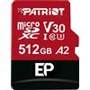 PATRIOT MEMORY Patriot Memory EP A2 memory card 512 GB MicroSDXC V30 U3 Class 10 (PEF512GEP32MCX)
